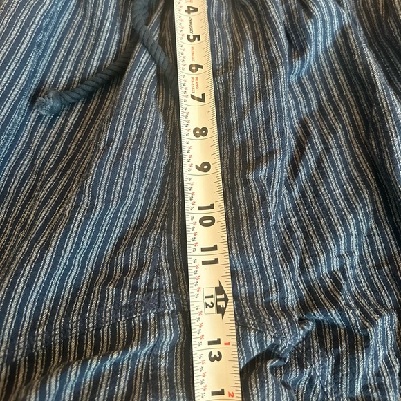 Free People Women’s Runyon Oversized Blue Striped Harem Wide Leg Pants Size XS - Picture 7 of 10